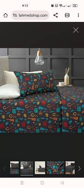 Orignal Ideas By Gul Ahmed Home Single Bedsheet Set 2 Pieces 0