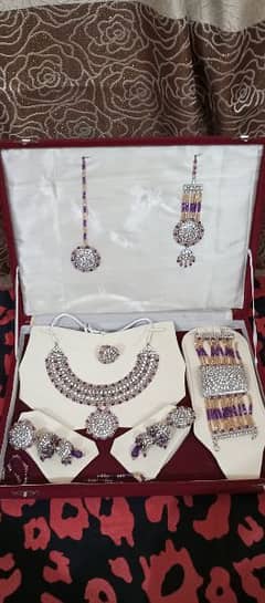 full bridal set bindya, jhumer,ring and bracelet sahary.