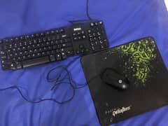 Mouse keyboard and mousepad (set of 3)