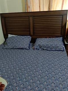 Wooden bedset with mattress