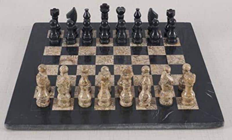 marble chess game set 1