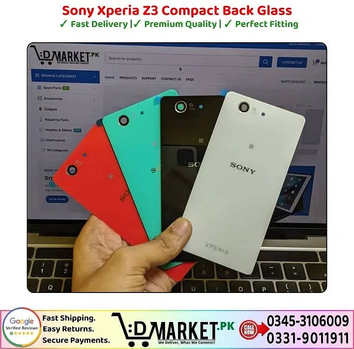 Sony Xperia Back Glass Replacement Original | DMarket. Pk 8