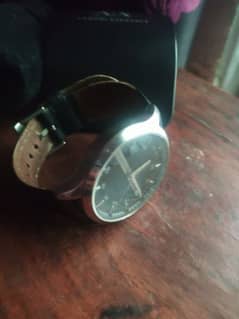 Armani Exchange Leather watch