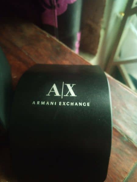 Armani Exchange Leather watch 2