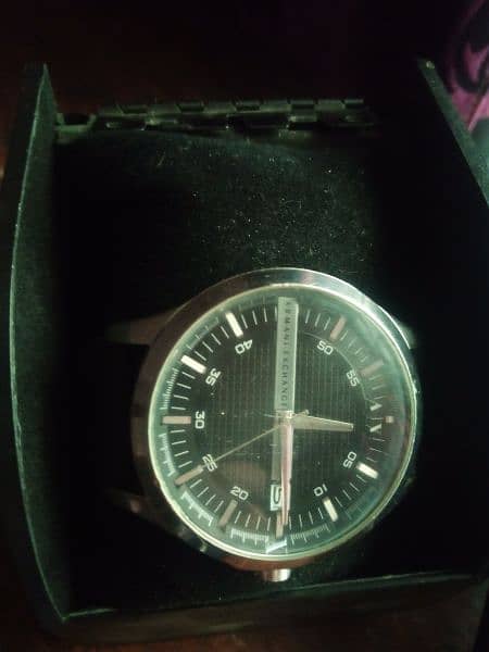 Armani Exchange Leather watch 3