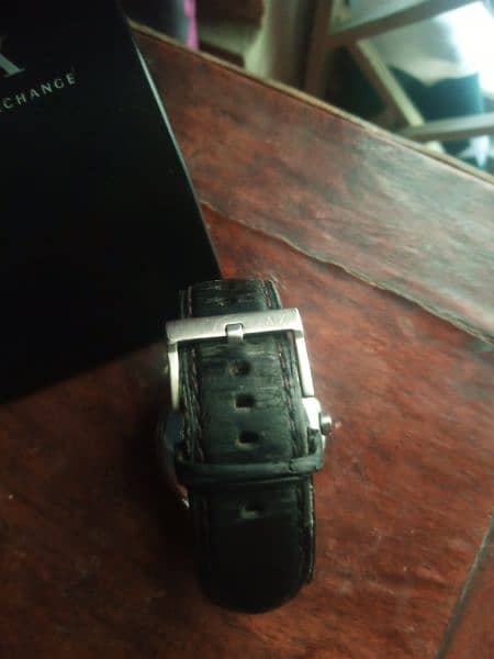 Armani Exchange Leather watch 4