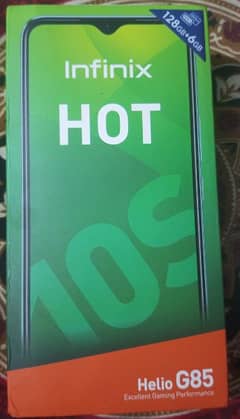 Infinix Hot 10S All Box accessories and Original Charger All OK