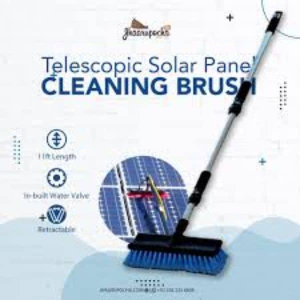 Solar telescopic brush /window cleaner 1