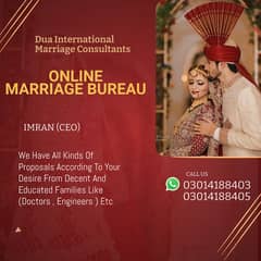 Marriage Bureau services Online rishta service & all Abroad proposals