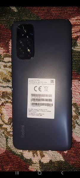 Redmi Note 11 . . Ram 6 +2gb. . . Rom . 128 G. b. . . 10 by 10 Condition . 2