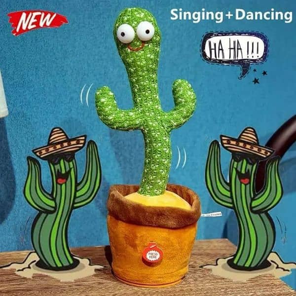 Dancing Cactus Toys for Kids  with 120 Songs 0