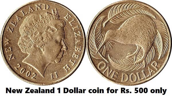 10 Different Dollar Coins of 10 Different Countries (USA, NZ, Canada+) 5