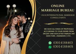 Marriage Bureau services Online rishta service & all Abroad proposals