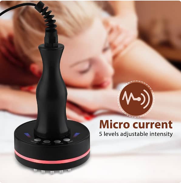 Electric Body Massager Therapy Meridian Brush Vibration Infrared 5