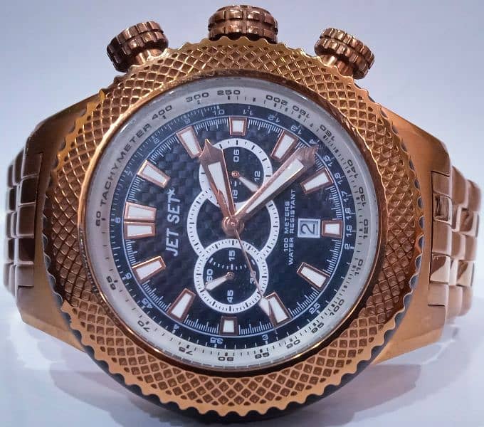 Jet Set 100% Orignal Korean Branded Chronograph Luxury Watch. 3