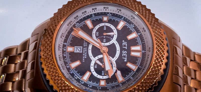 Jet Set 100% Orignal Korean Branded Chronograph Luxury Watch. 4
