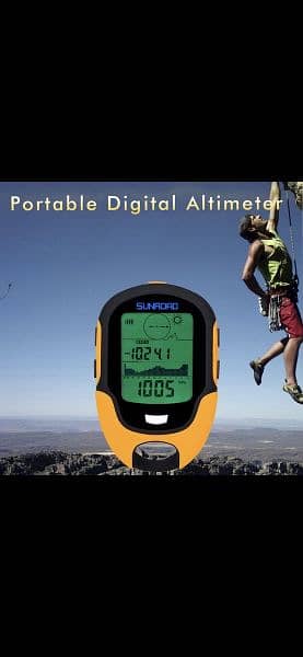 Altimeter. 8 in 1 Electronic Digital Multifunction LCD Compass 13