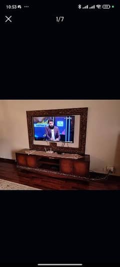 TV table and frame
