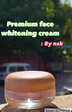 Face whitening cream