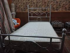 king size two singal beds 8 inch spring matress with side table