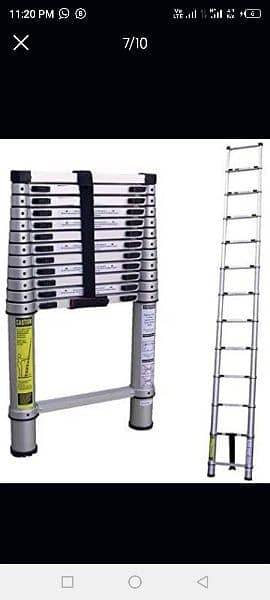 Telescopic ladder imported single/ double 2