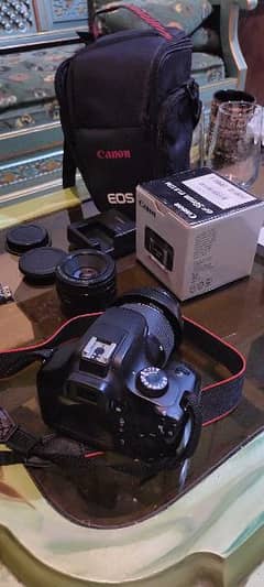 Canon 4000 D + 50 mm brand new Blur lens 0