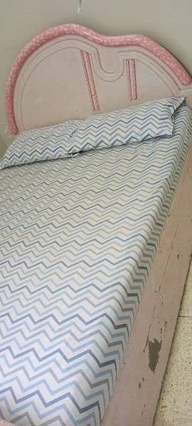 urgent sale for bed with mattress 1
