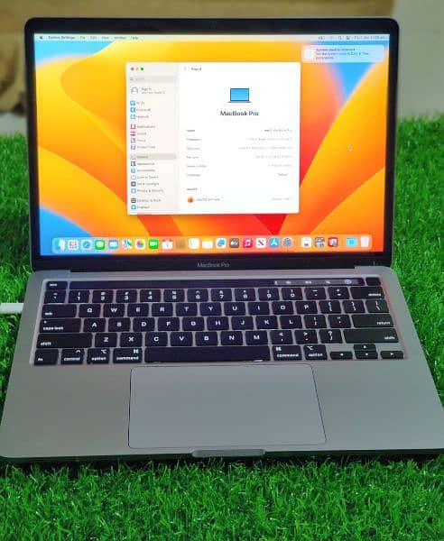 MacBook Pro 2020 13 inch, 15, 256 SSD storage, 8 GB
memory 1
