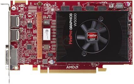 AMD FirePro W5000 Incredible Performance GRAPHICS CARD 9/10 (7M Used) 0
