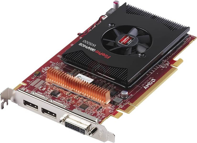 AMD FirePro W5000 Incredible Performance GRAPHICS CARD 9/10 (7M Used) 3