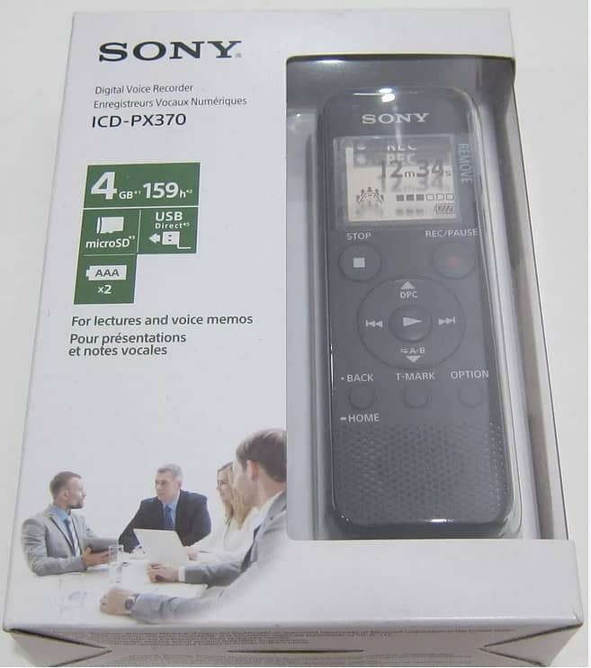 Sony ICD-PX470 Digital Voice Recorder with USB 7