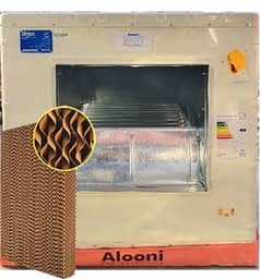 Alooni Turbo Blower Air Cooler Model 1475 with Cooling Pad All models