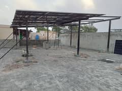 Elevated solar structure Customized Guarder Work 12Rs watt