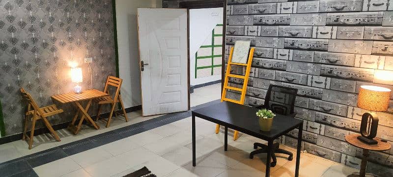 Furnished office for rent in Johar town near  emporium 0
