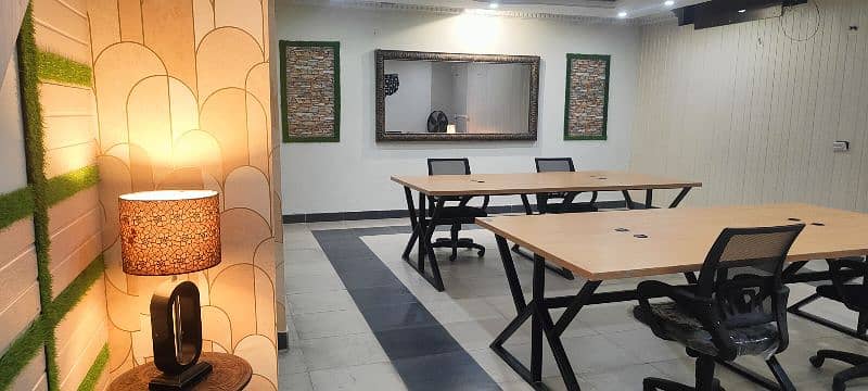 Furnished office for rent in Johar town near  emporium 11