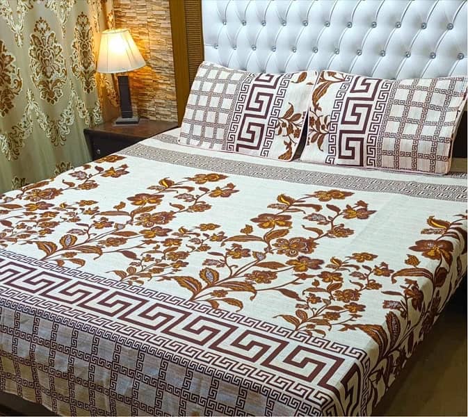 Bed Sheet / Cotton Bed Sheet / bed Cover / king size 5