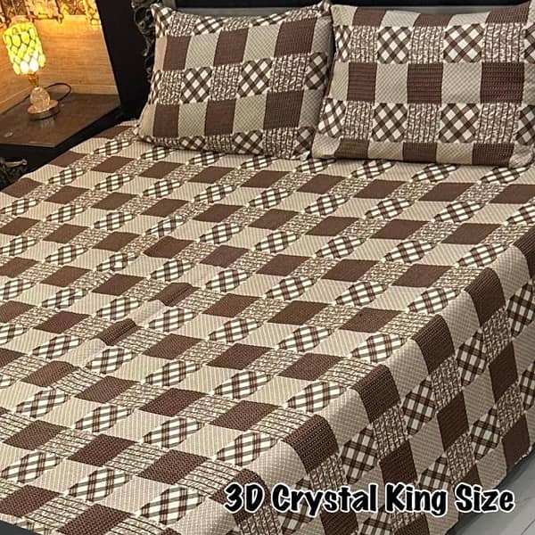 Bed Sheet / Cotton Bed Sheet / bed Cover / king size 6
