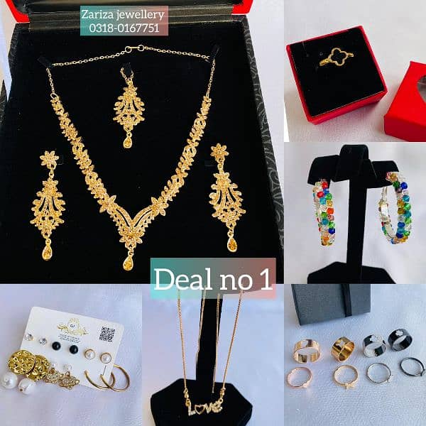 Deal No 1 Necklace Ring Earings Pendant 0