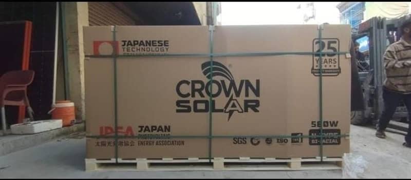 Crown solar N type Bifacial 580w/Solar Panels/Solar inverters for sale 0