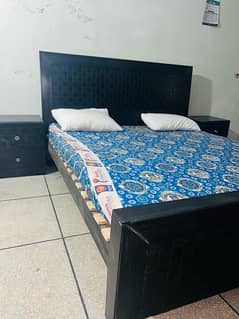 Double Bed New with side tables