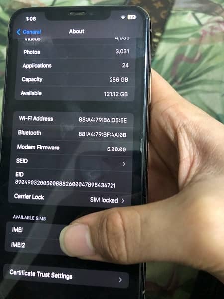 iphone 11 pro max 256 gb jv non pta all ok 7