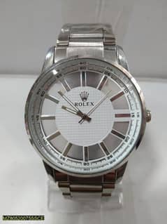 Men's Formal analogue Watch colour silver 0