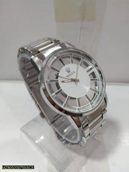 Men's Formal analogue Watch colour silver 2