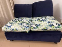 2 seater sofa made of solid wood