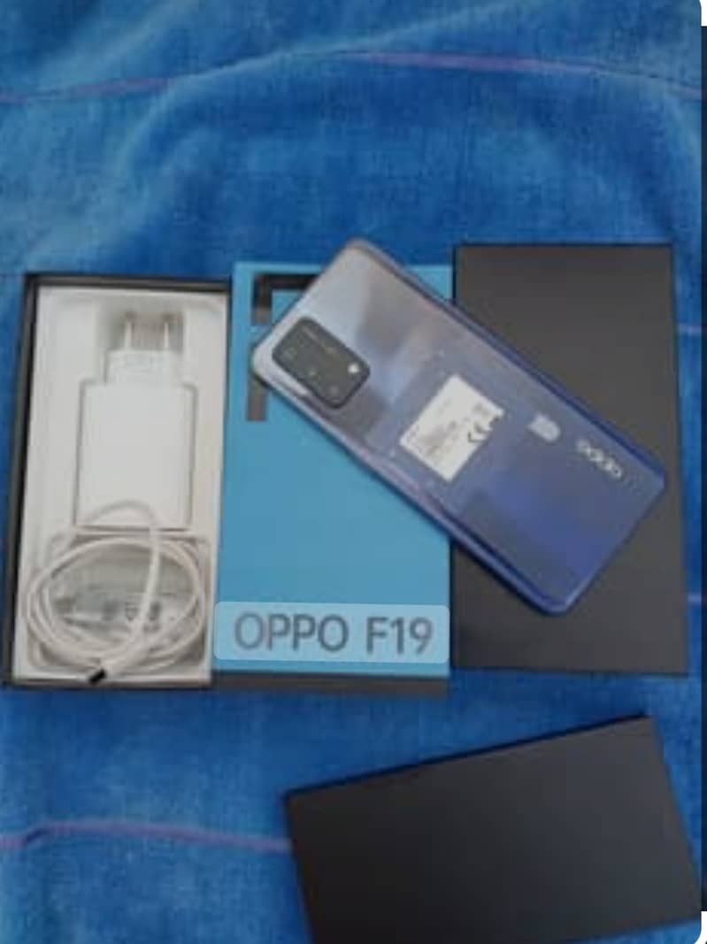 Oppo f19 brand new all ok with charger and box no fault guaranteed 0