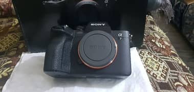 sony A74 Body 10+10 condition with full Box