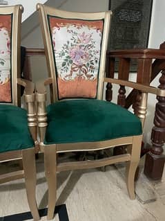 wooden chairs only 6  month used