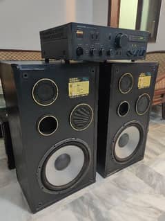 Heavy Sound System for sale. 12 Inch American Speakers with Onkyo Amp.