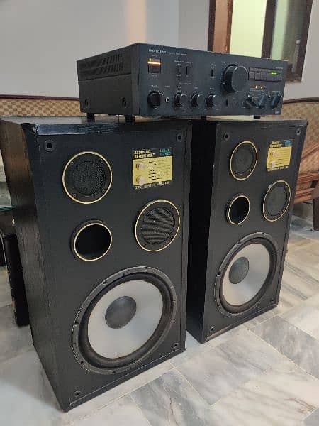 Heavy Sound System for sale. 12 Inch American Speakers with Onkyo Amp. 0