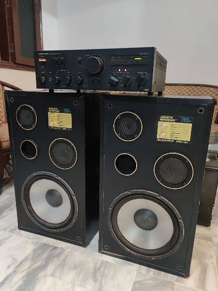 Heavy Sound System for sale. 12 Inch American Speakers with Onkyo Amp. 1